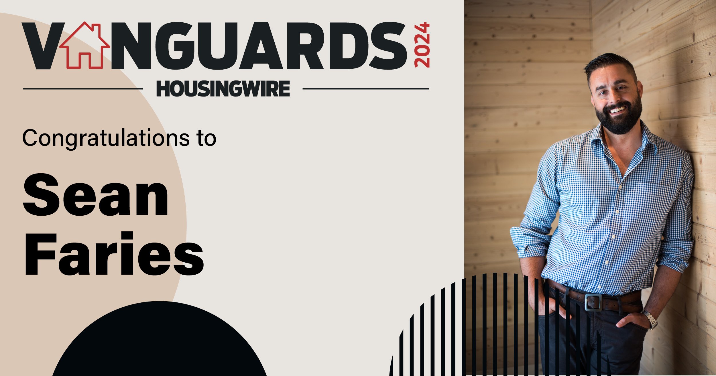 Sean Faries Vangaurd 2024 Land Gorilla CEO Sean Faries Honored with HousingWire Vanguards Award 2024